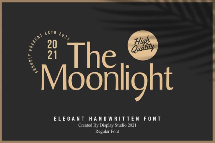 The Moonlight Font