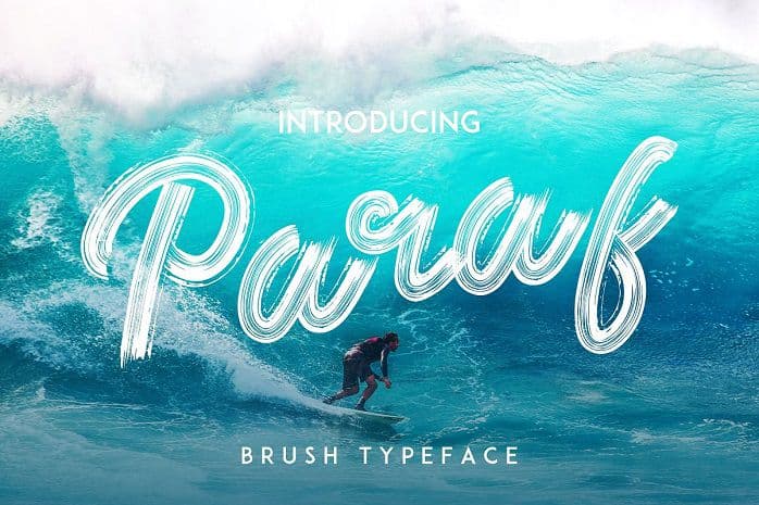Paraf Brush Font