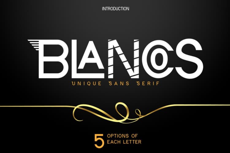 Blancos Font