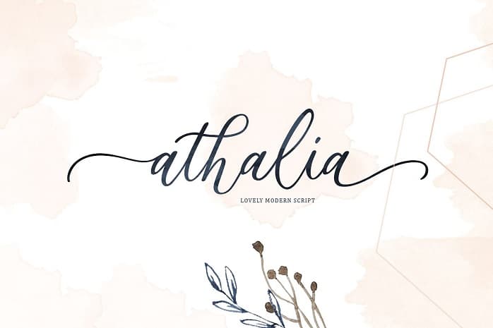 Athalia Script Font