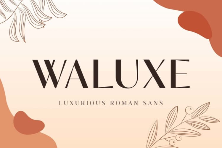 Waluxe Font