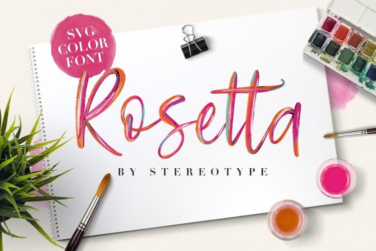 Rosetta SVG Color Font
