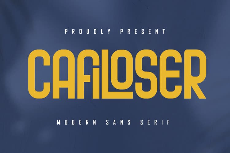 Cafiloser Font