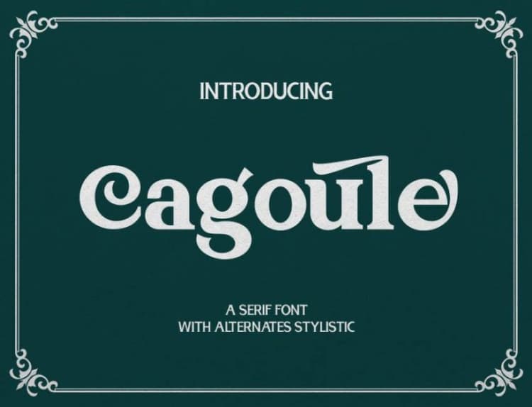 Cagoule Font