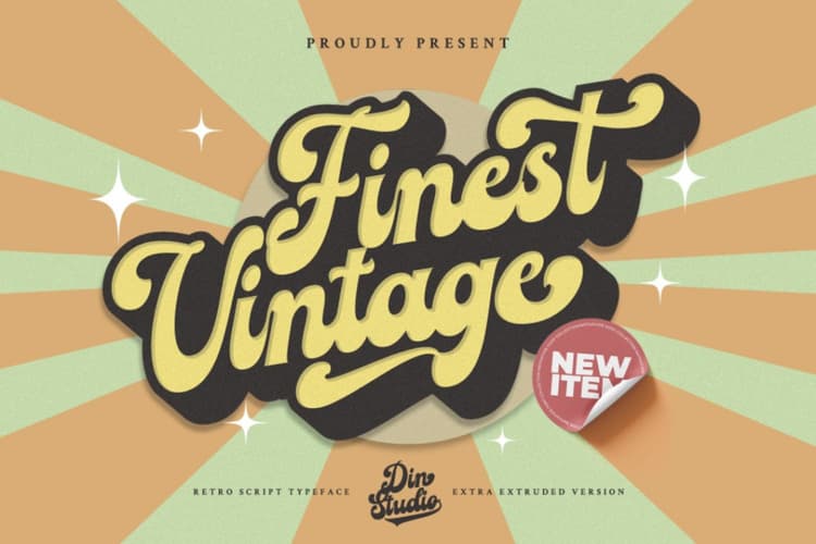 Finest Vintage Font
