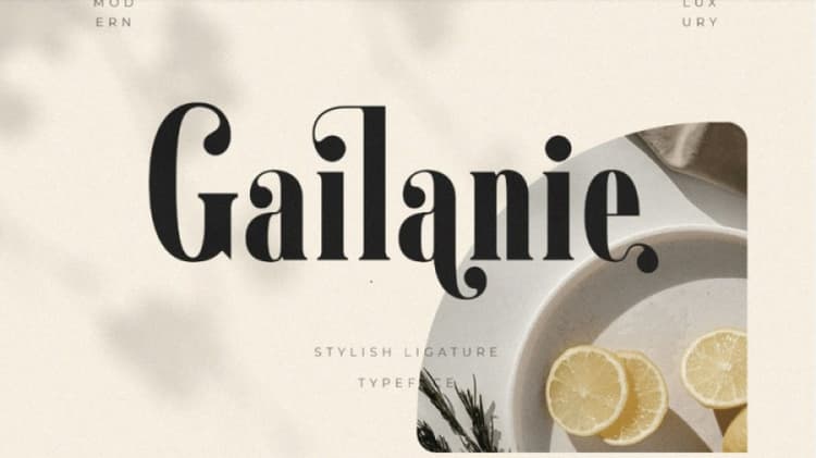 Gailanie Font
