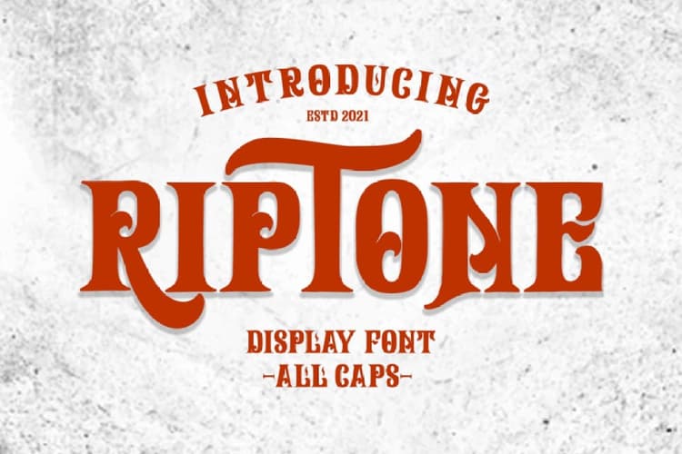 Riptone Font