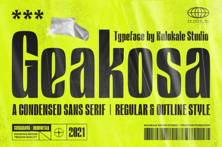 Geakosa Font