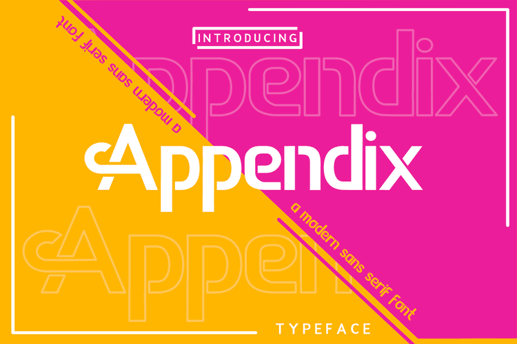Appendix Font