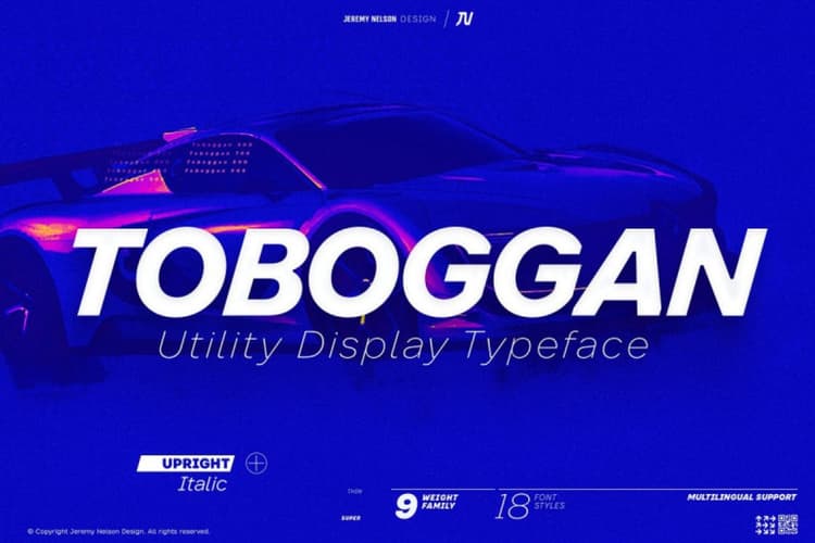 Toboggan Font