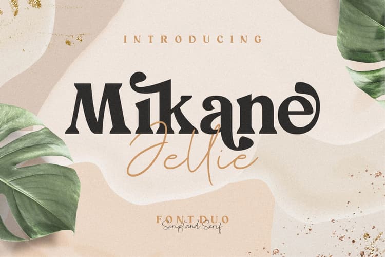 Mikane Jellie FontMikane Jellie Font Duo