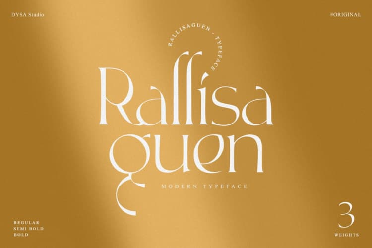 Rallisaguen Font