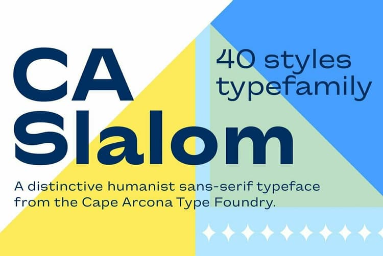 CA Slalom Font Family