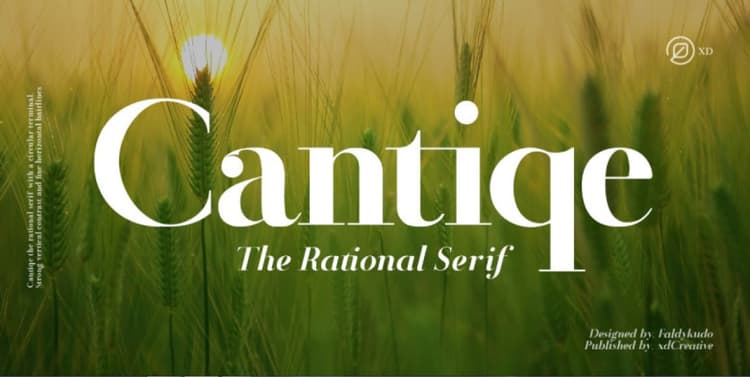 Cantiqe Font