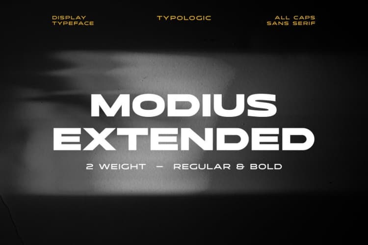 Modius Extended Font