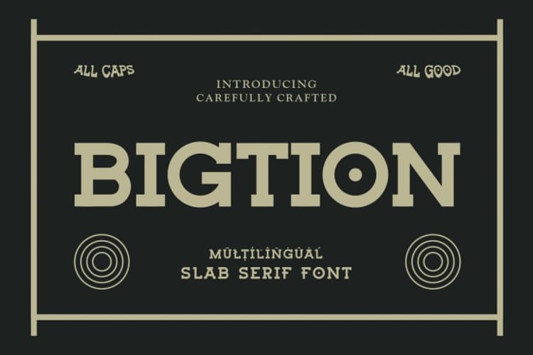 Bigtion Font
