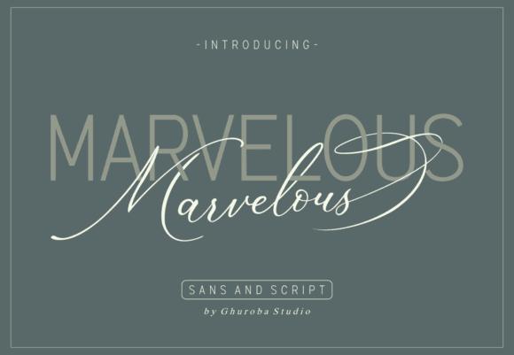 Marvelous Font Duo