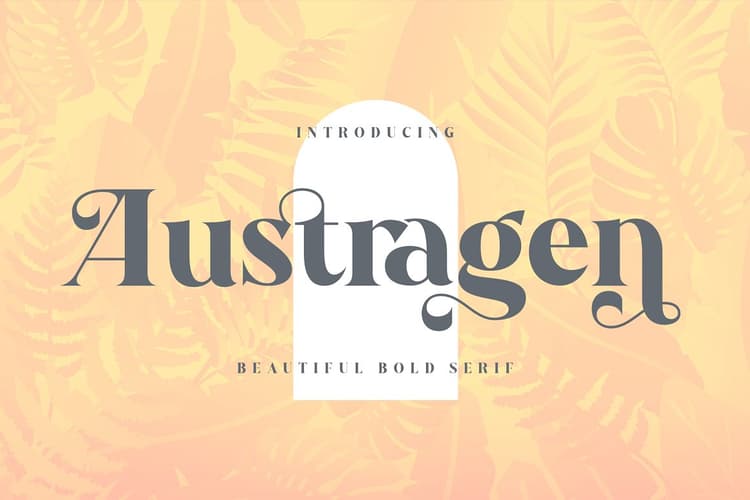 Austragen Font