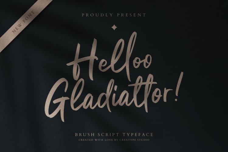 Helloo Gladiattor Font