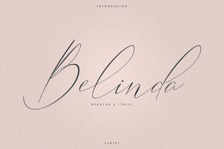 Belinda Script Font
