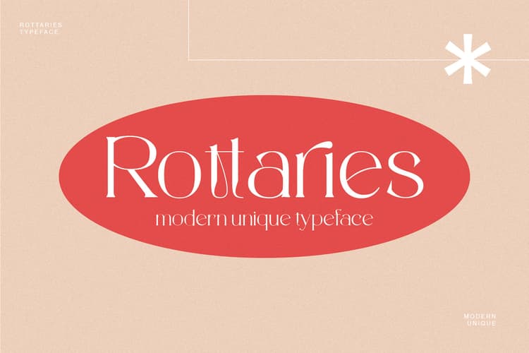 Rottaries Font