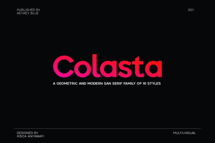 Colasta Font Family
