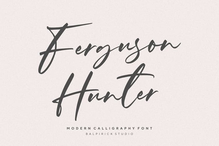 Ferguson Hunter Font
