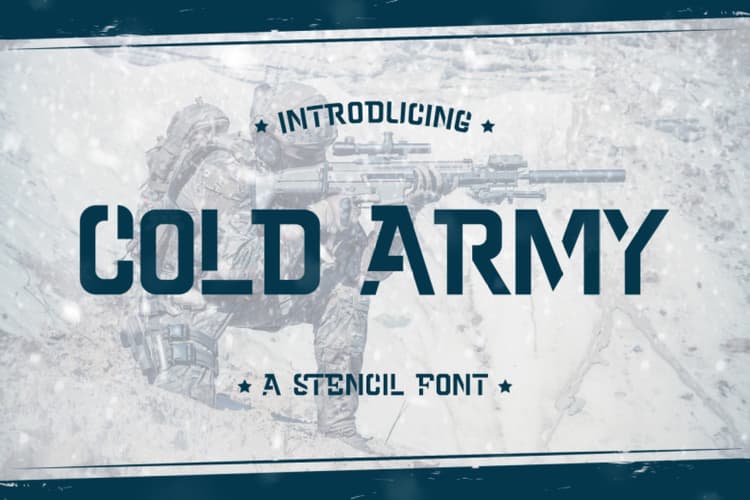 Cold Army Font
