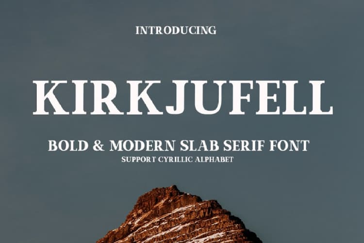 Kirkjufell Font