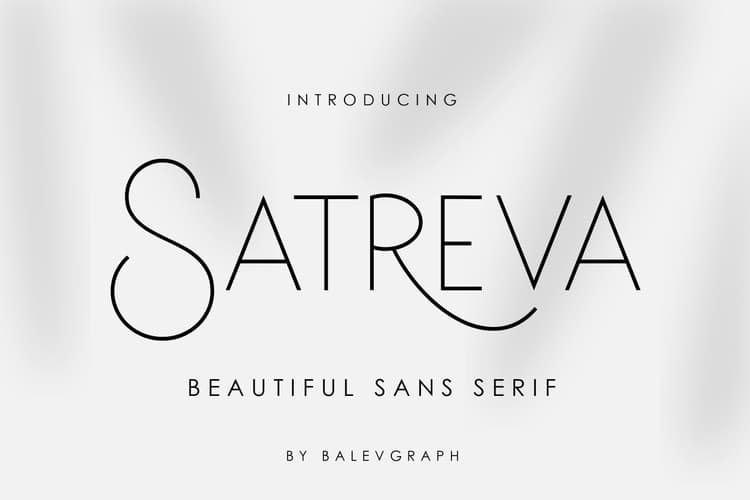 Satreva Font
