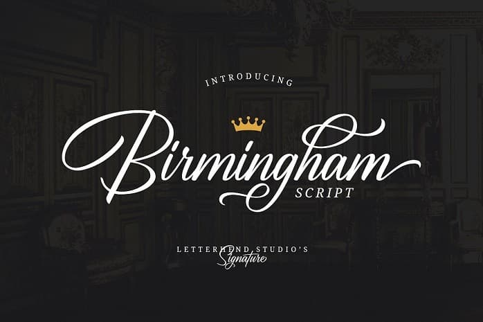 Birmingham Script Font