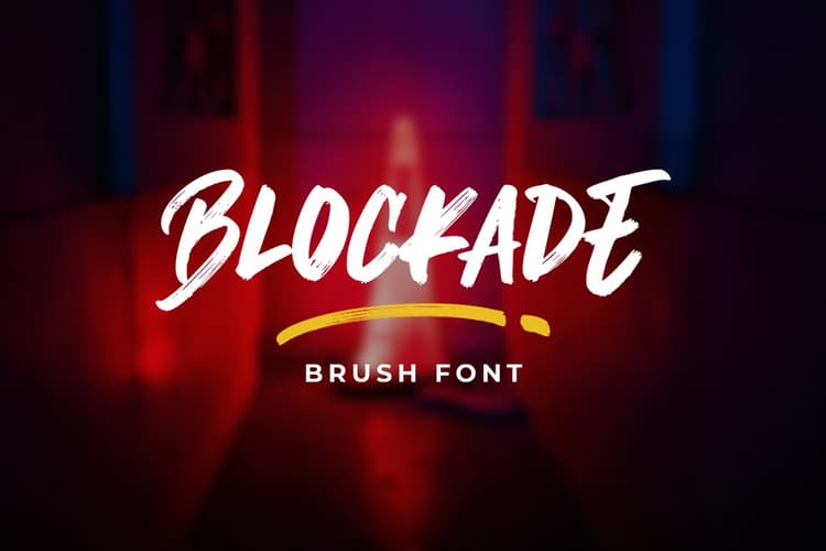 Blockade Font