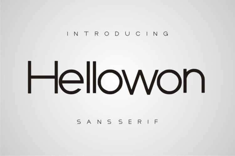 Hellowon Font