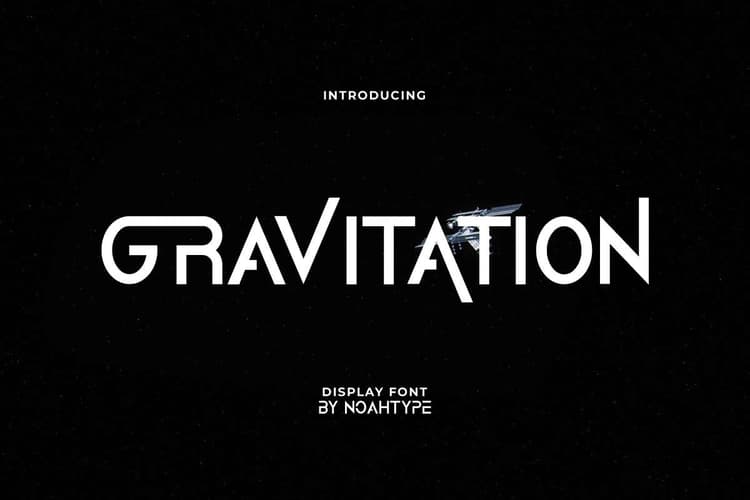 Gravitation Font