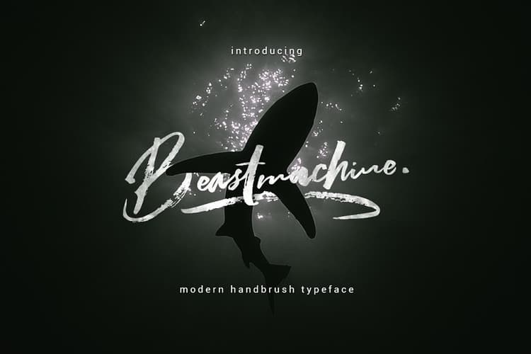 Beastmachine Brush Font