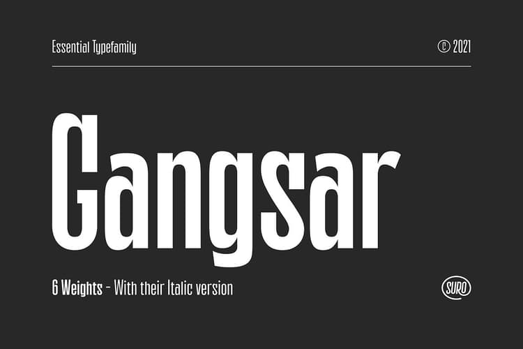 Gangsar Font