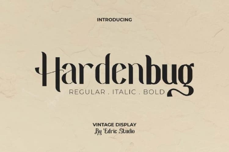 Hardenburg Font