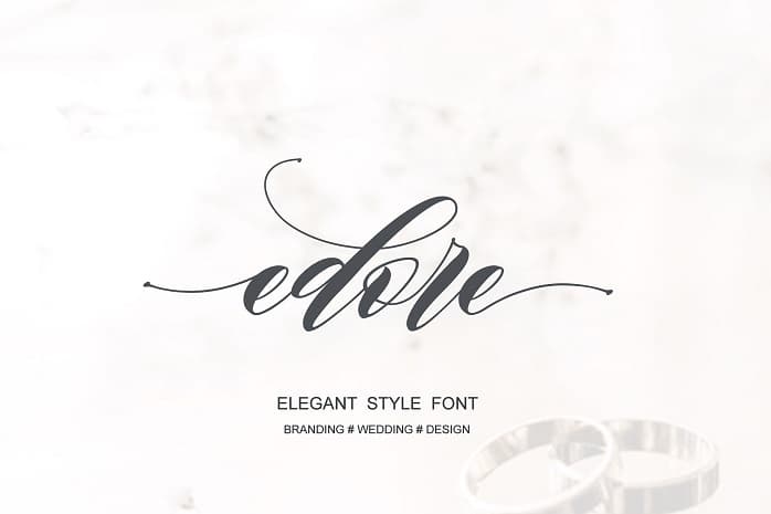 Edore Script Font