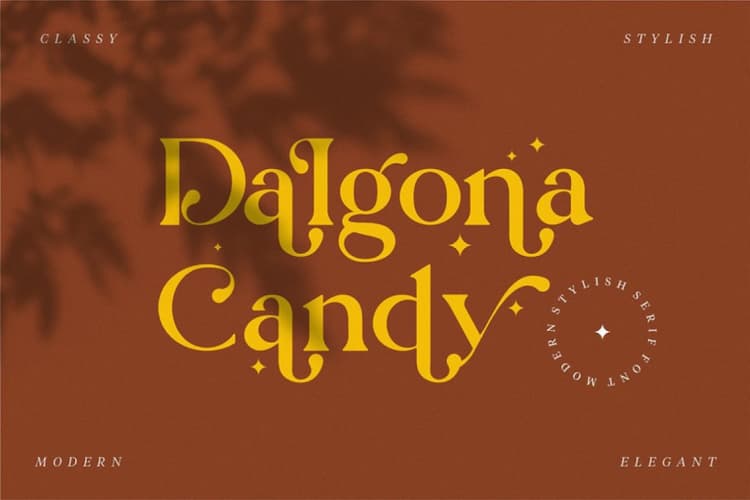 Dalgona Candy Font