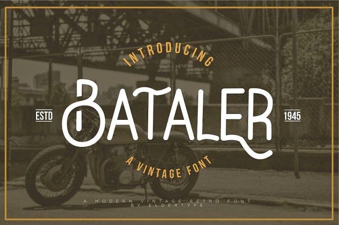 Bataler Typeface