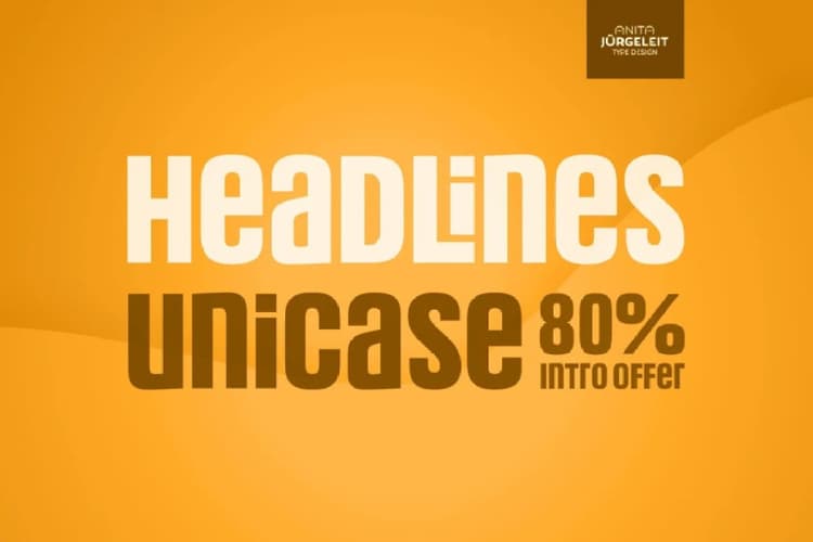 Headlines Unicase Font
