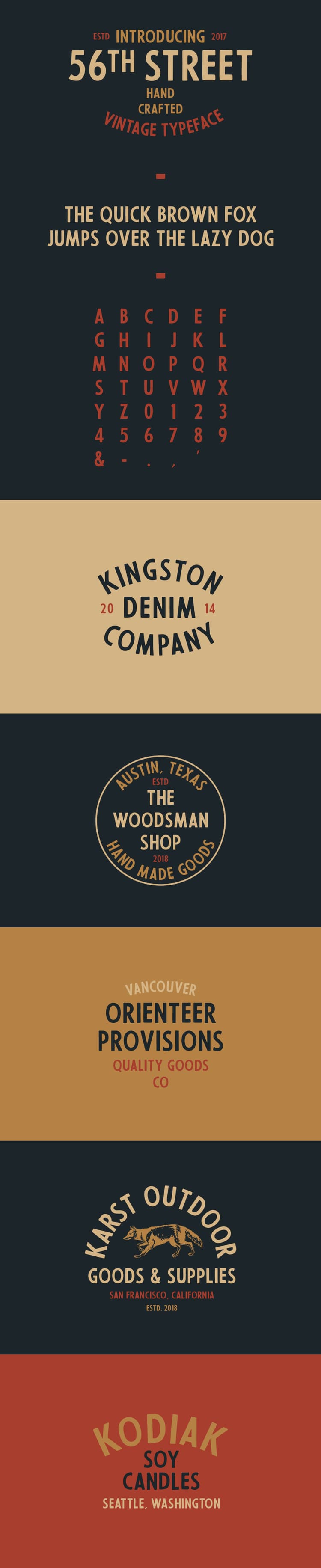 56th Street Font Free