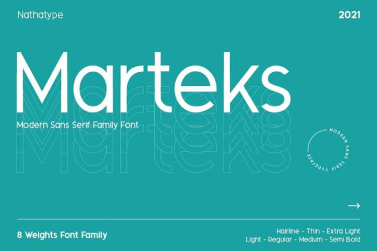 Marteks Font Family