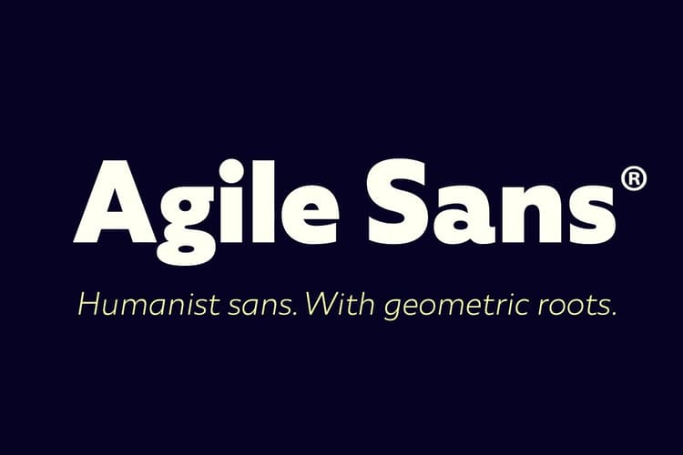 Agile Sans Font Family