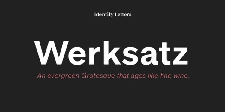 Werksatz Font Family
