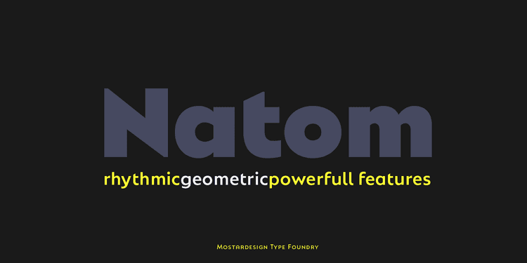 Natom Pro Font Family