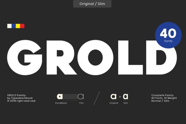 Grold Font Family