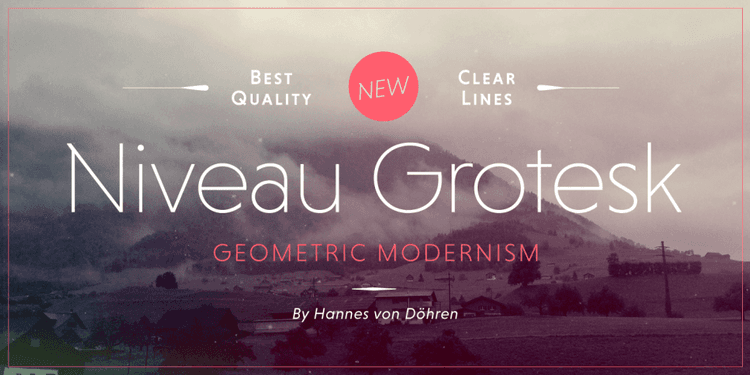 Niveau Grotesk Font