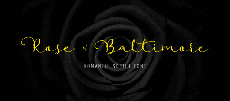 Rose of Baltimore Font
