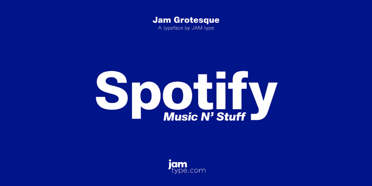 Jam Grotesque Font